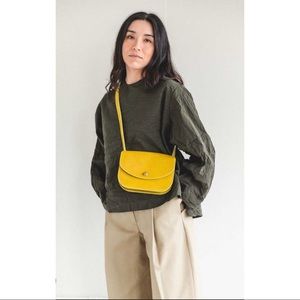 Lindquist Po bag in chartreuse